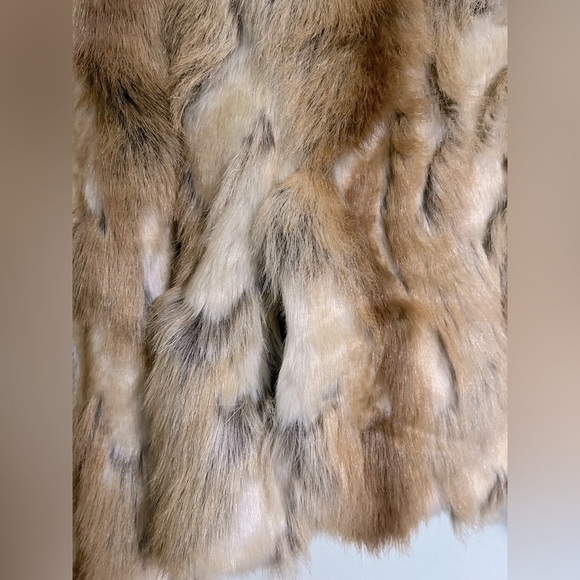 Guess Faux Fur Jacket - Brown - Picture 6 of 14